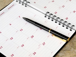 Office supplies shop calendars